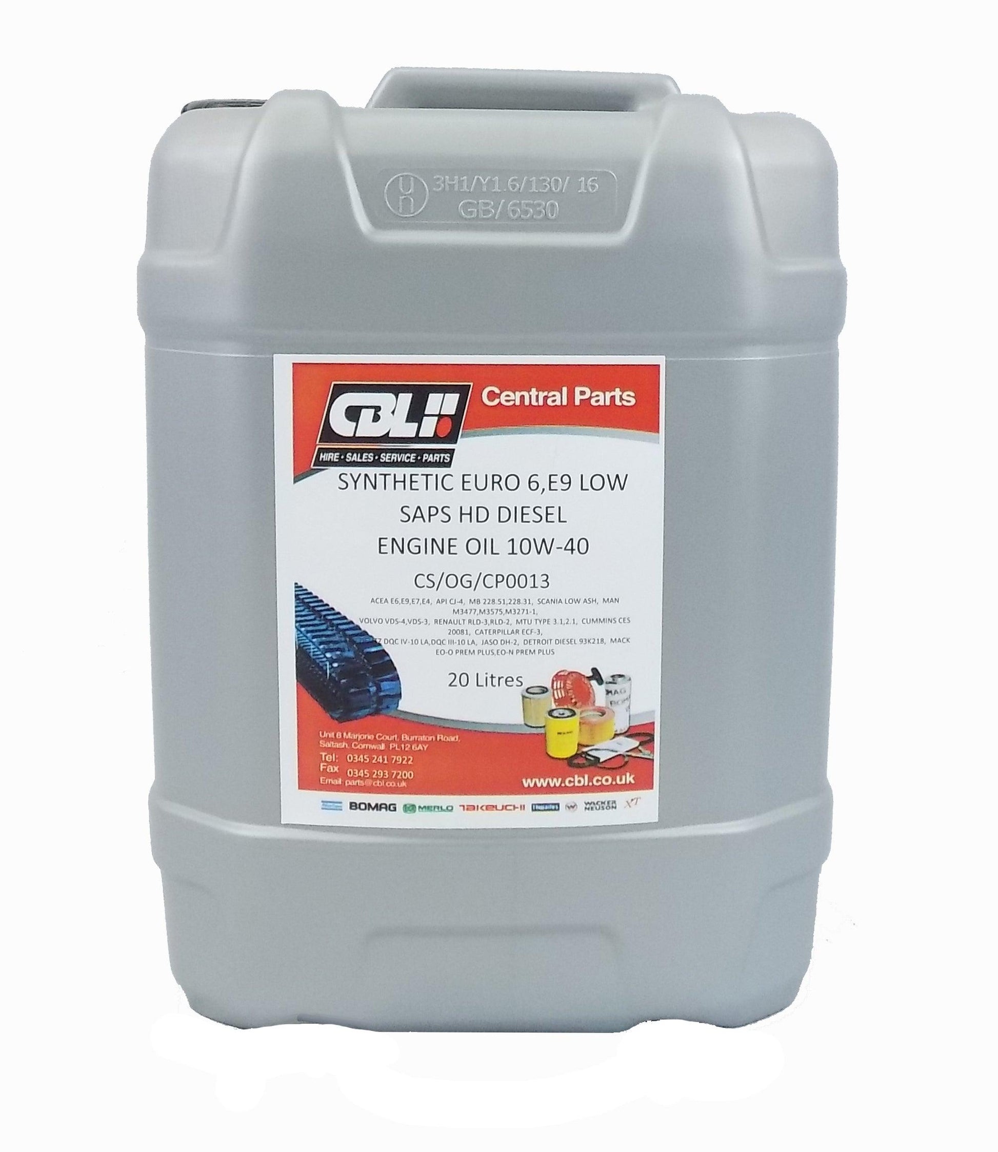 10W/40 Engine Oil (FSLA) 20 Litres
