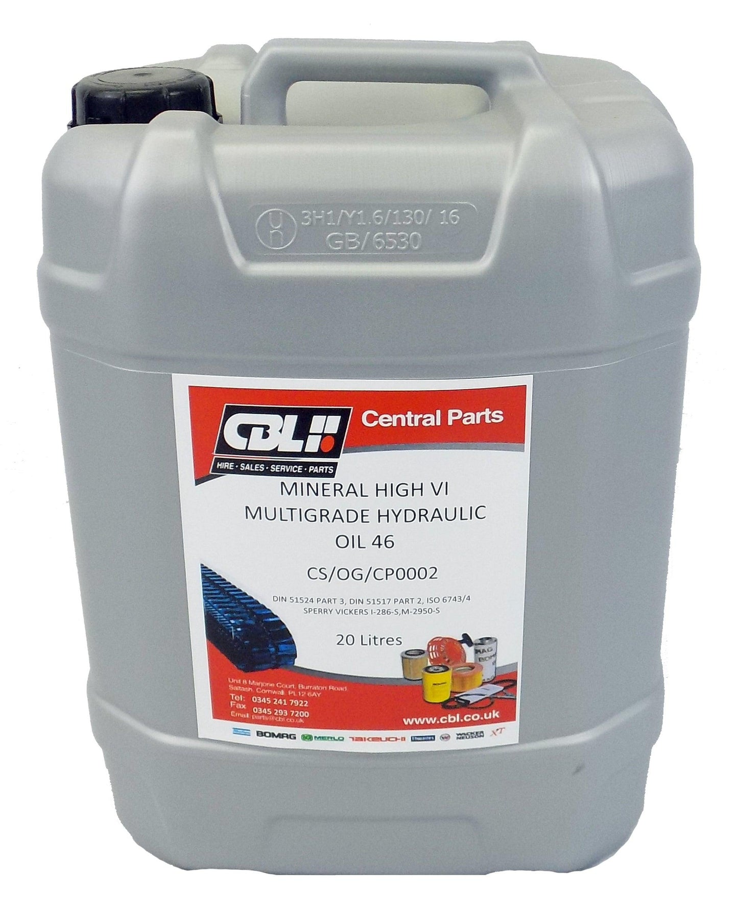 46 Grade Hydraulic Oil 20 Litres