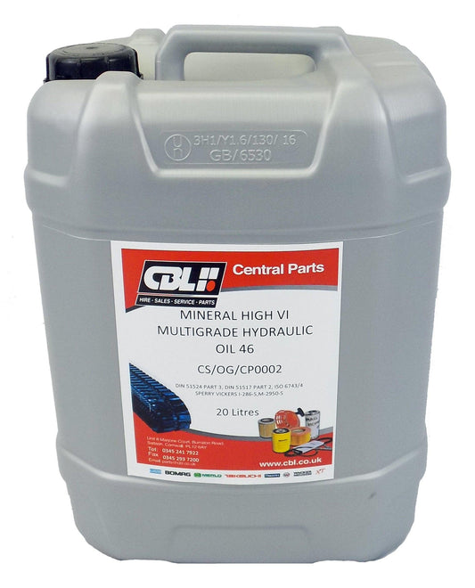 46 Grade Hydraulic Oil 20 Litres