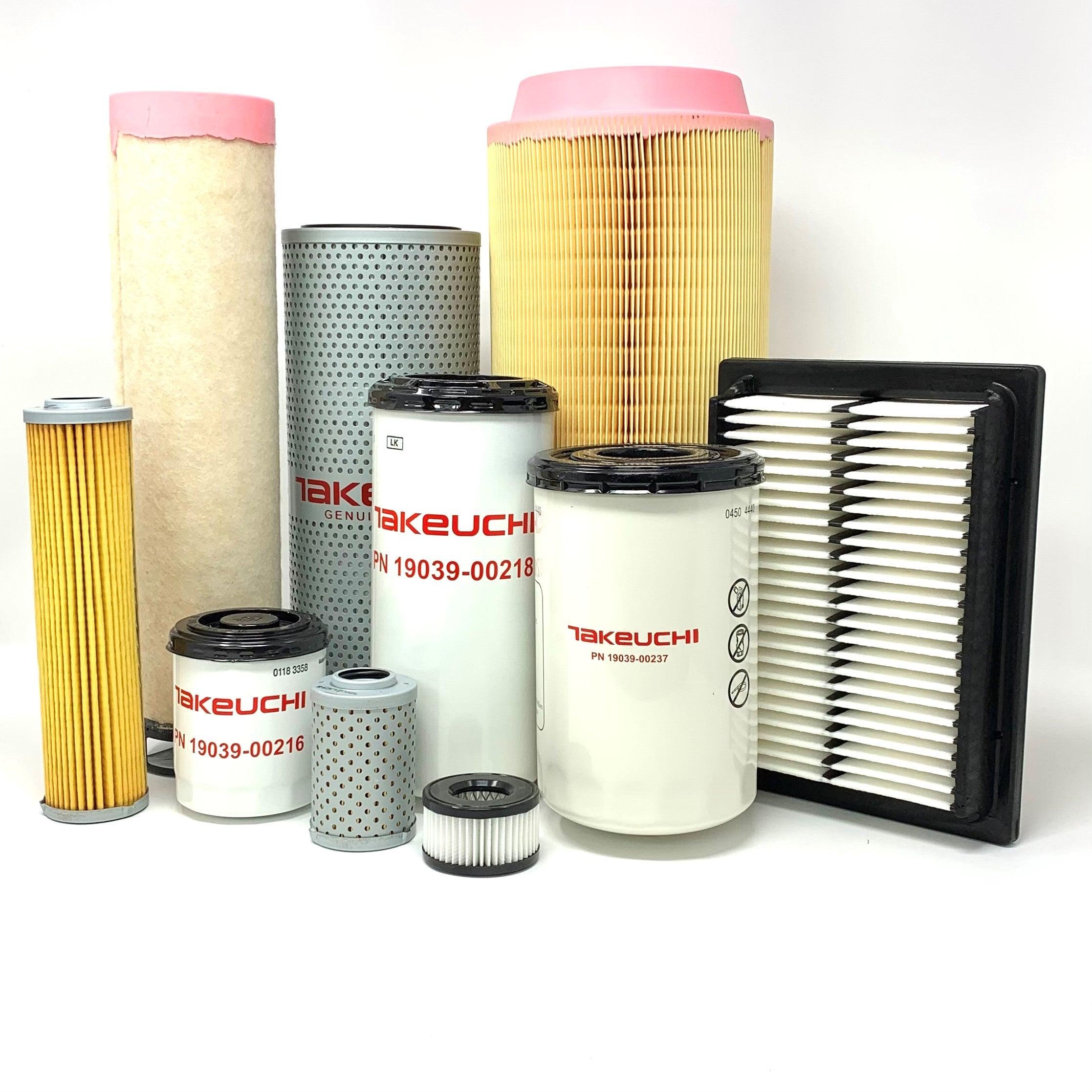 Takeuchi 1000 Hour Filter Kits for: TB180FR, TB285, TB290, TB290-2, TB280 &  TB295W